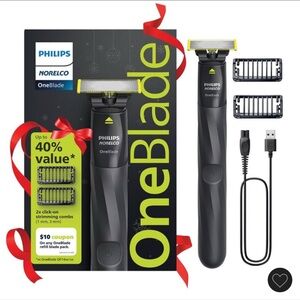 THE ORIGINAL PHILIPS NORELCO WATERPROOF ONEBLADE (NEW WITH TAGS)